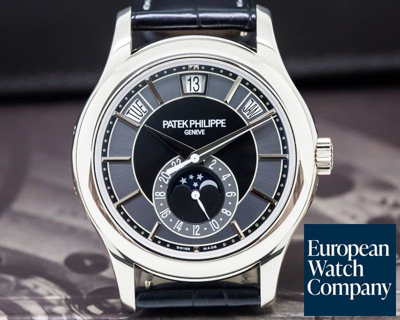 Image of Patek Philippe Annual Calendar Rhodium Dial 18K White Gold UNWORN

