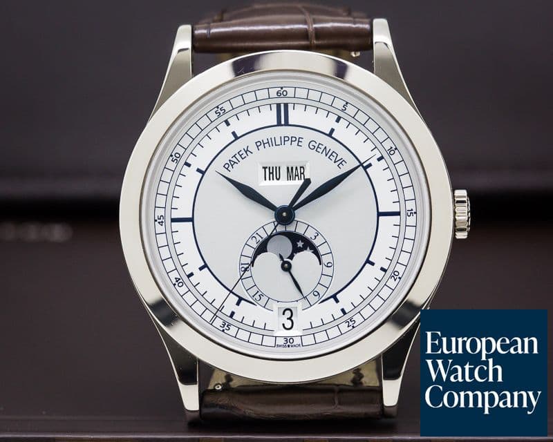 Image of Patek Philippe Annual Calendar Sector Dial 18K White Gold