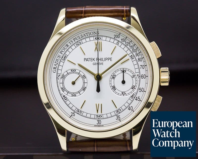 Image of Patek Philippe Chronograph 18K Yellow Gold Pulsation Dial