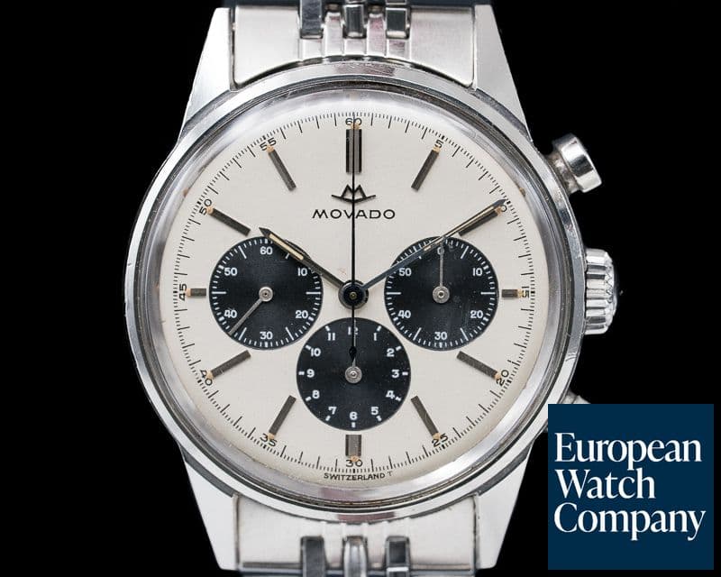 Image of Movado Vintage Subsea M95 PANDA Chronograph Borgel Case 