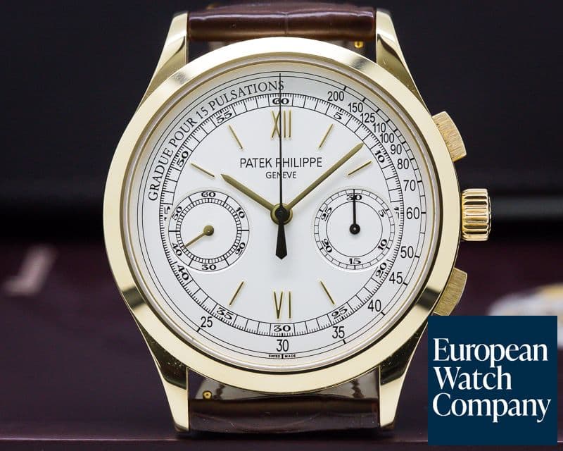 Image of Patek Philippe Chronograph 18K Yellow Gold Pulsation Dial