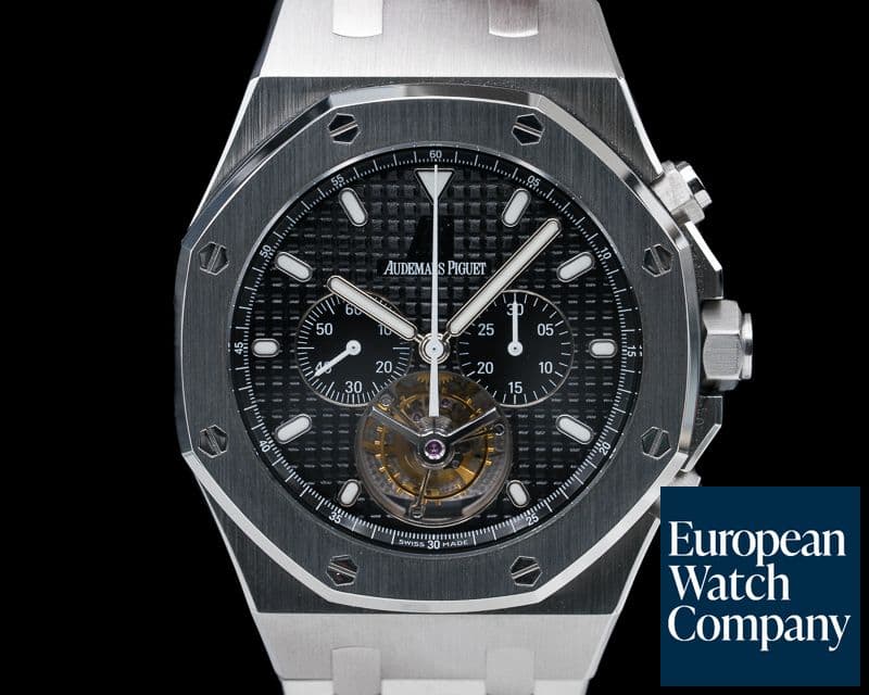 Image of Audemars Piguet Royal Oak Tourbillon Chronograph Black Dial 