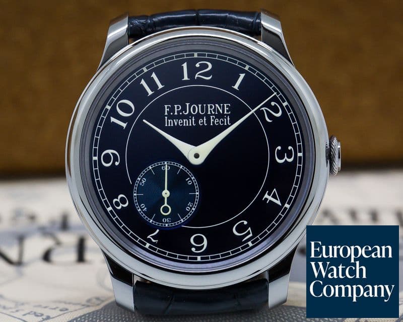 Image of F. P. Journe Chronometre Bleu Tantalum Blue Dial 