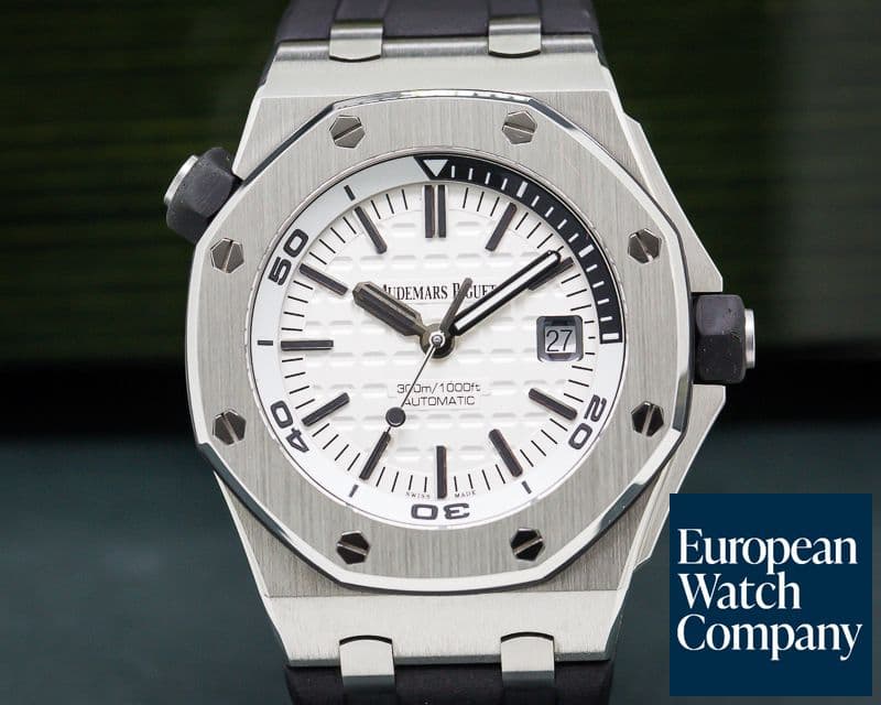 Image of Audemars Piguet Royal Oak Offshore Diver White Dial 