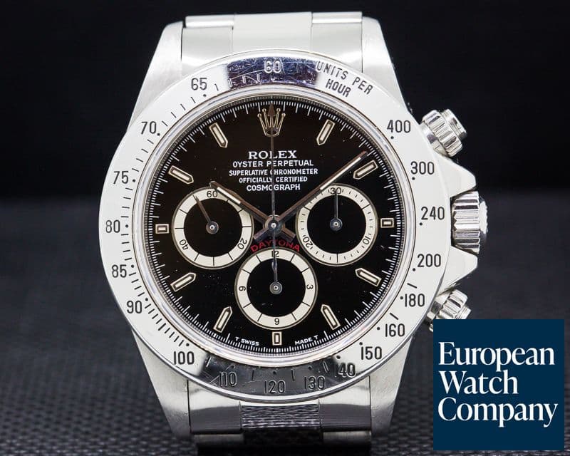 Image of Rolex Daytona SS Black Dial Zenith Movement U Series