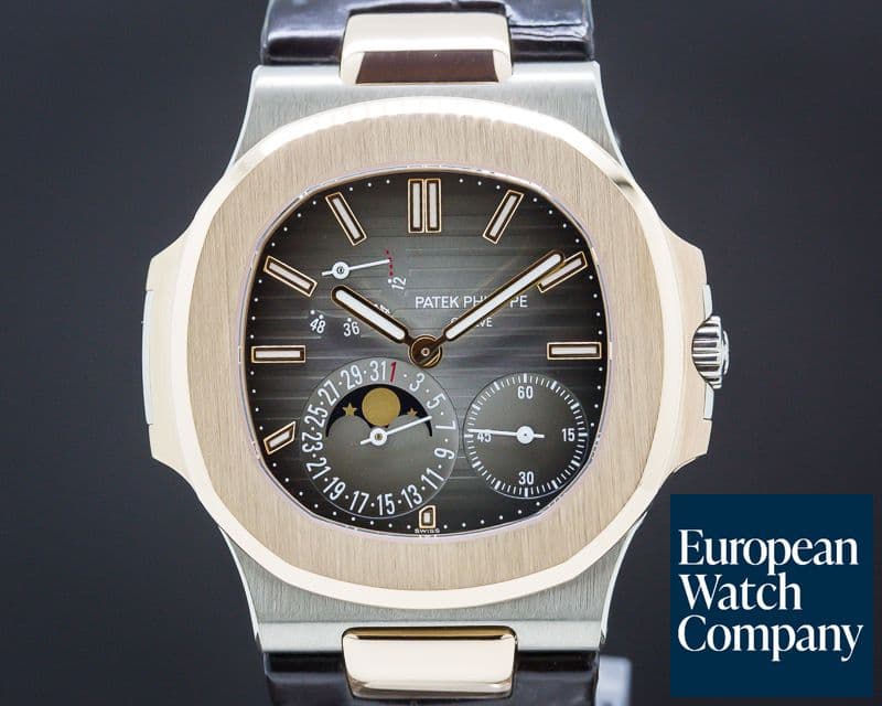 Image of Patek Philippe Jumbo Nautilus 18K White / Rose Gold 