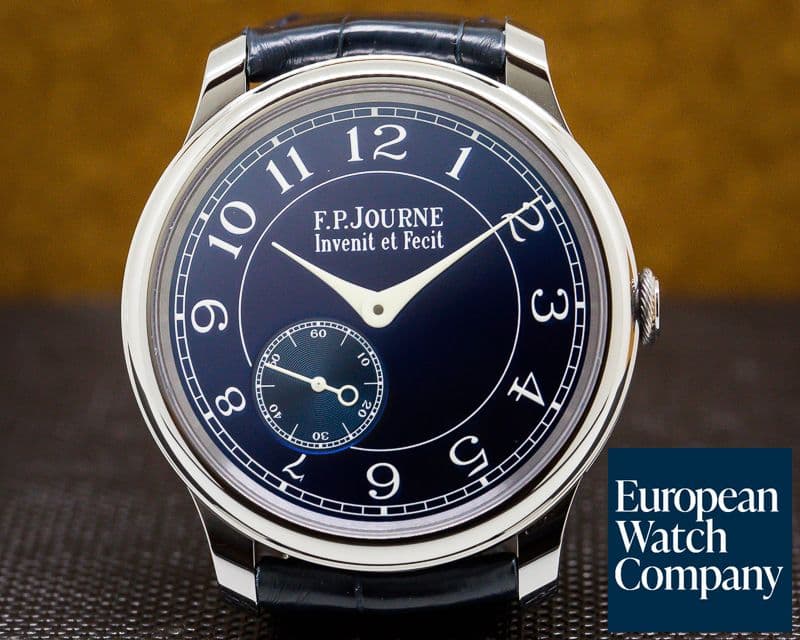 Image of F. P. Journe Chronometre Bleu Tantalum Blue Dial UNWORN