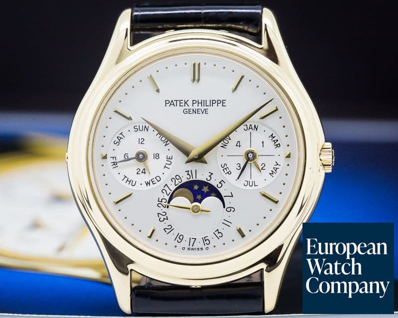 Image of Patek Philippe Perpetual Calendar 18K Yellow Gold / Display Back