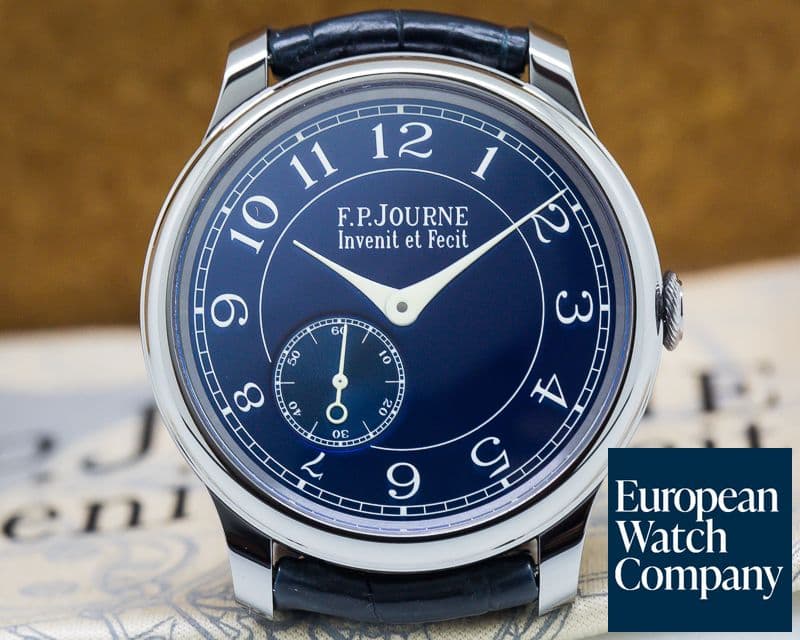Image of F. P. Journe Chronometre Bleu Tantalum Blue Dial 