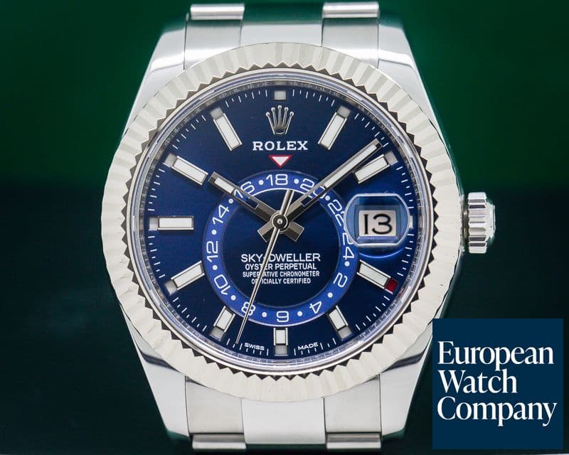 Image of Rolex Sky Dweller Steel Blue SS 