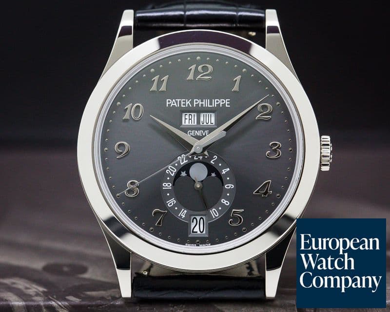 Image of Patek Philippe Annual Calendar Anthracite Dial 18K White Gold 