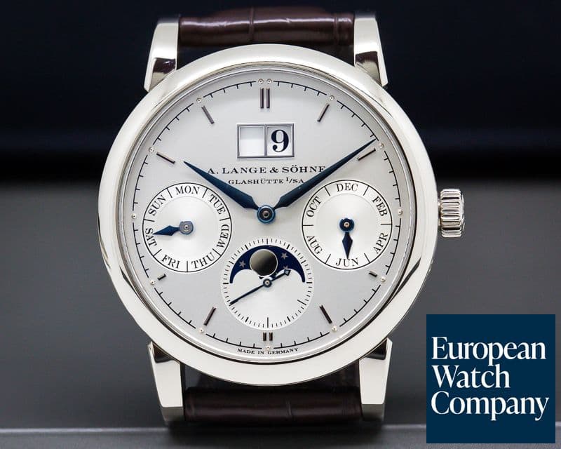 Image of A. Lange and Sohne Saxonia Annual Calendar 18K White Gold 
