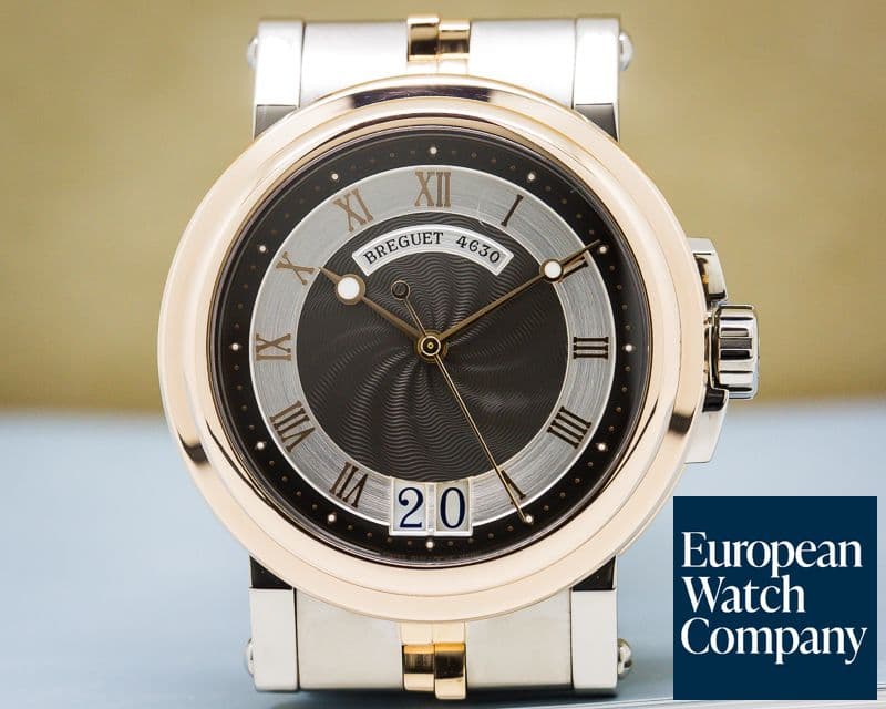 Image of Breguet Marine Automatic Big Date 18K Rose Gold / 18K White Gold