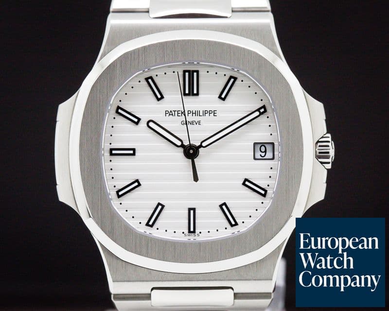 Image of Patek Philippe Jumbo Nautilus White Dial SS 