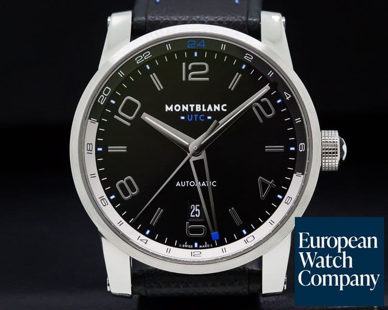 Image of Montblanc Timewalker UTC SS Black Dial 