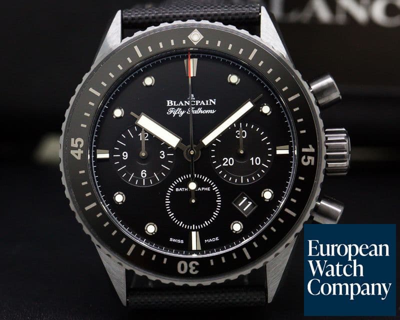 Image of Blancpain Fifty Fathoms Bathyscaphe Flyback Chronograph Ceramic 