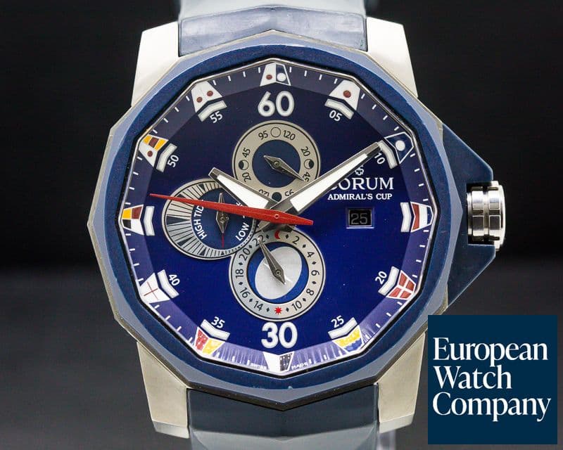 Image of Corum Admiral's Cup Tides 48 Titanium / Rubber