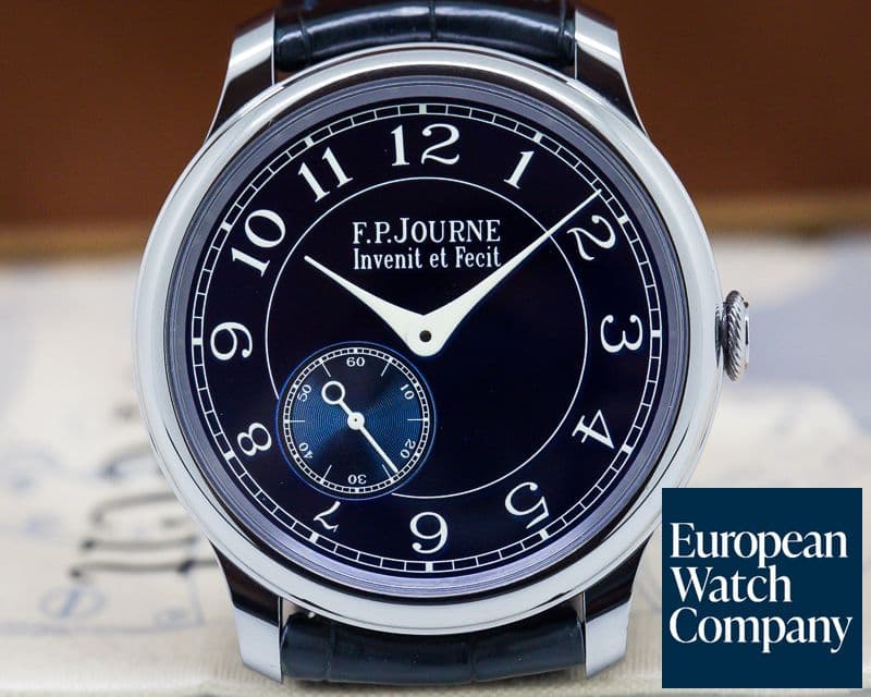 Image of F. P. Journe Chronometre Bleu Tantalum Blue Dial 