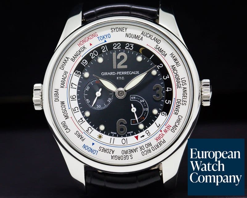 Image of Girard Perregaux World Time WW.TC Power Reserve Steel Financial Times