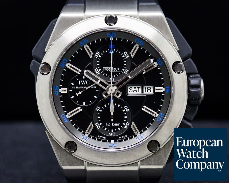 Image of IWC Ingenieur Double Chronograph Titanium / Rubber
