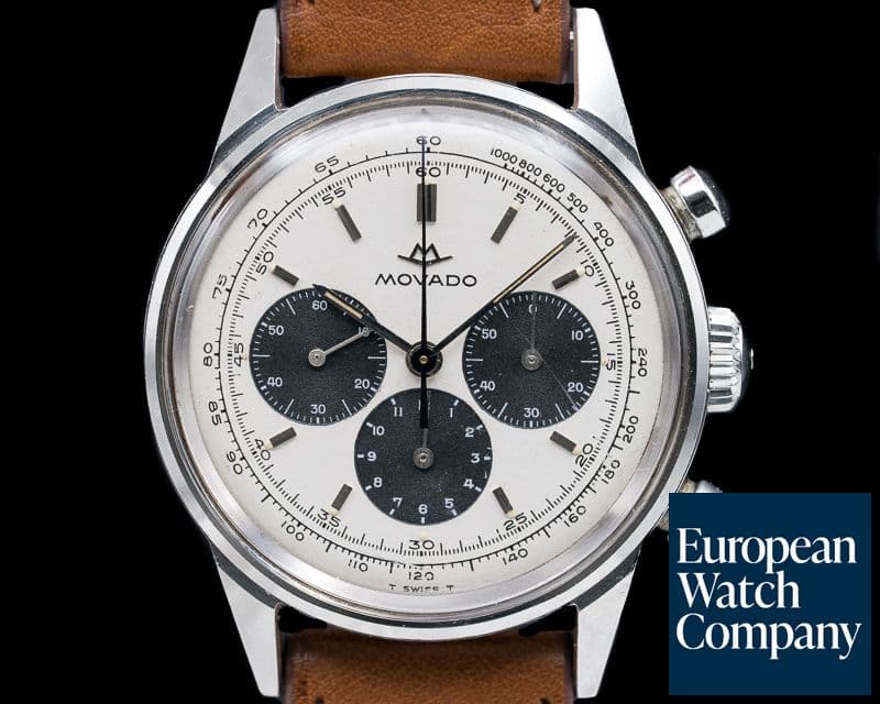 Image of Movado Vintage Subsea M95 PANDA Chronograph Borgel Case 