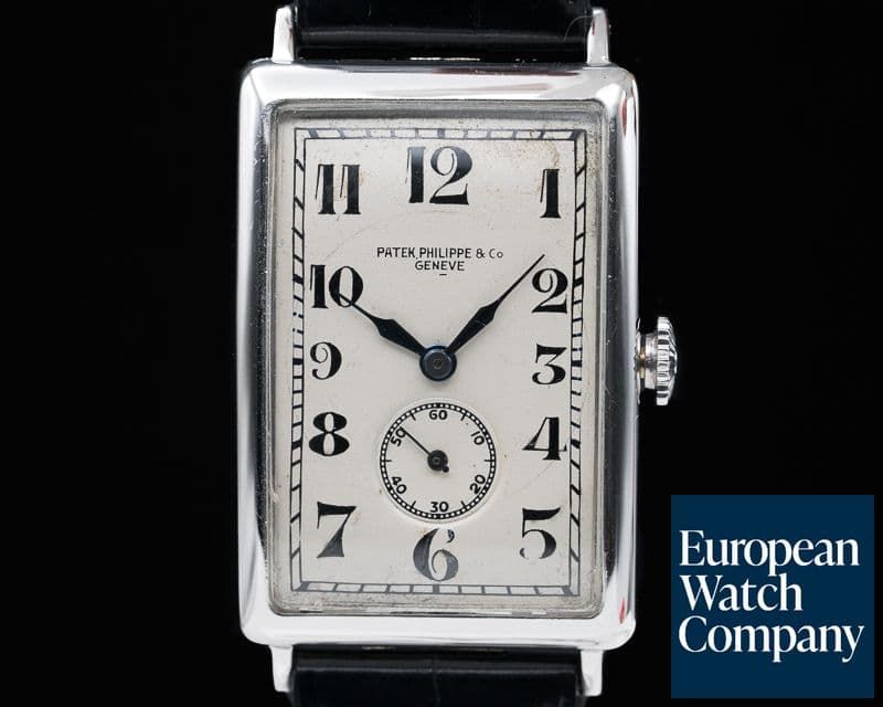 Image of Patek Philippe Vintage Gondolo White Gold Circa 1927 RARE