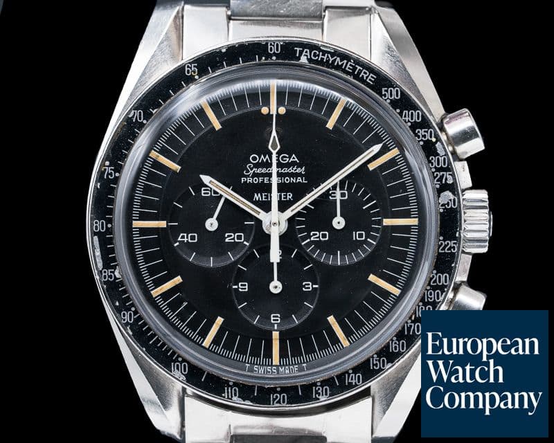Image of Omega Speedmaster MEISTER SIGNED Dial SS Transitional / 1039 Bracelet