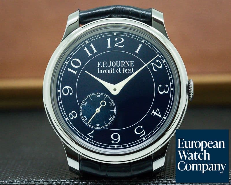 Image of F. P. Journe Chronometre Bleu Tantalum Blue Dial 