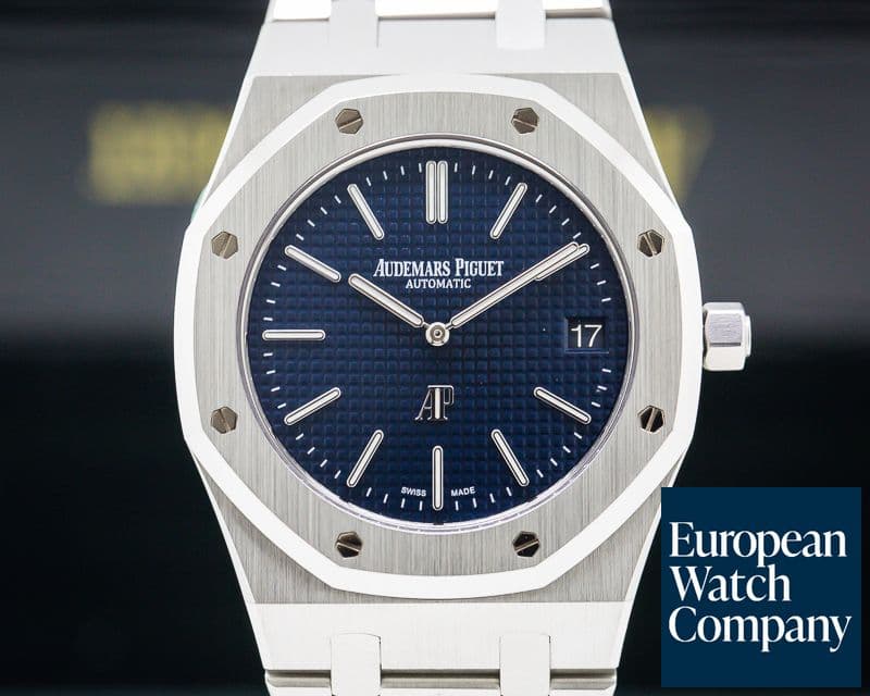 Image of Audemars Piguet Royal Oak Extra Thin Blue Dial SS 15202ST