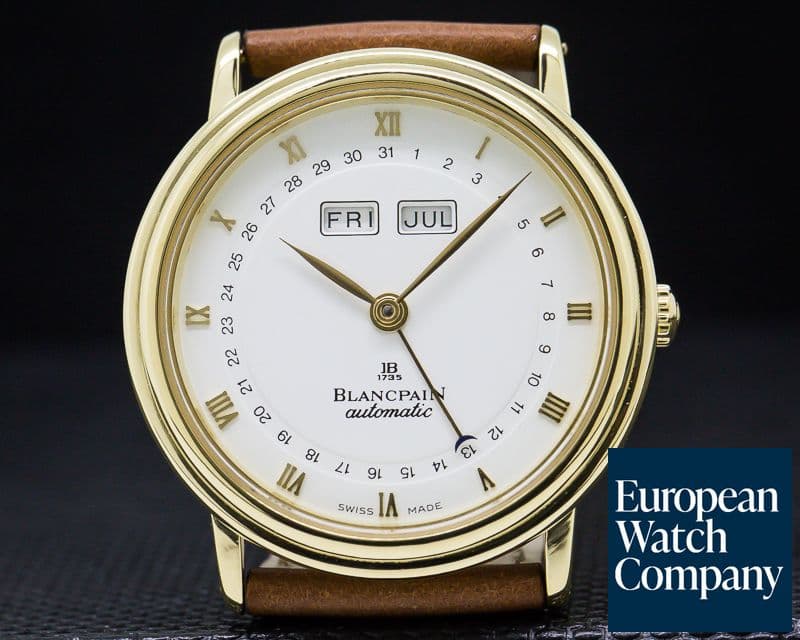 Image of Blancpain Complete Calendar Automatic 18K Yellow Gold 34MM 