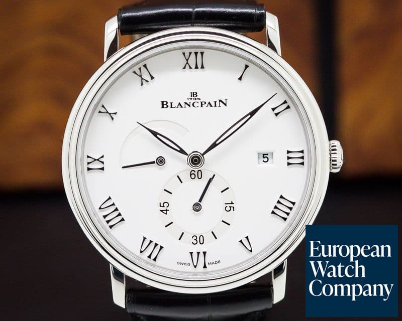 Image of Blancpain Villeret Small Seconds Date & Power Reserve SS Manual Wind 40MM