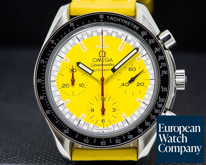 Image of Omega Speedmaster "Michael Schumacher" Yellow Dial