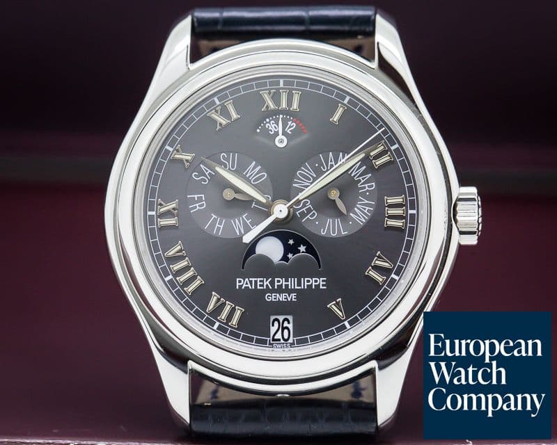 Image of Patek Philippe Annual Calendar Power Reserve Grey Dial Platinum 