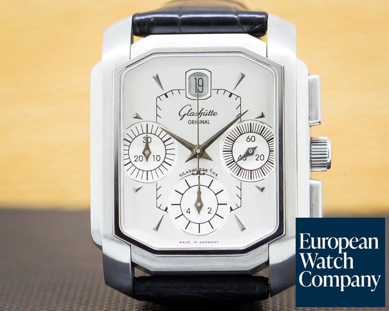 Image of Glashutte Original Senator Karree Chronograph SS