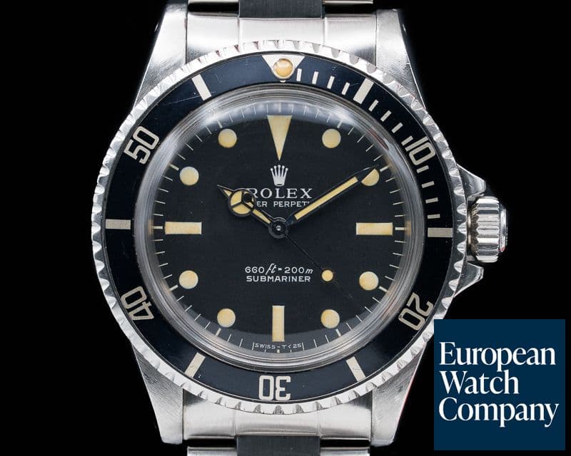 Image of Rolex Vintage Serif Matte Dial Submariner GREAT PATINA 