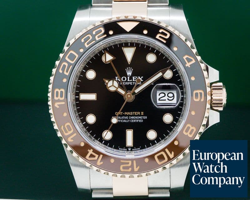 Image of Rolex GMT Master II SS/18K Rolesor CERAMIC ROOT BEER