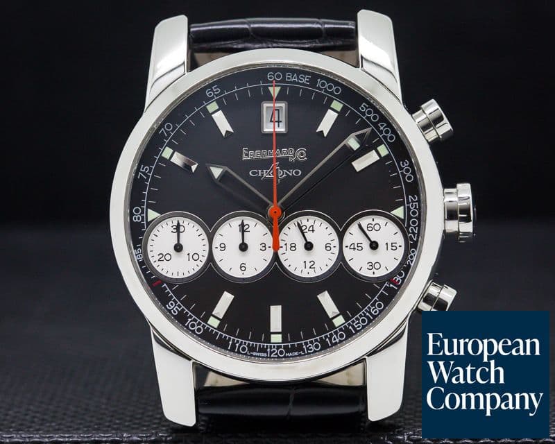 Image of Eberhard Chrono 4 Silver Dial SS