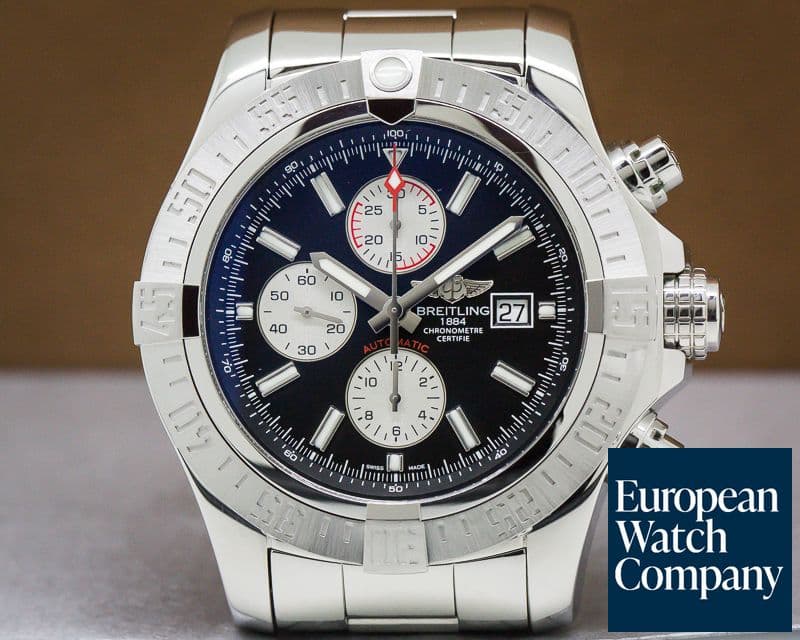 Image of Breitling Super Avenger II SS/SS Black