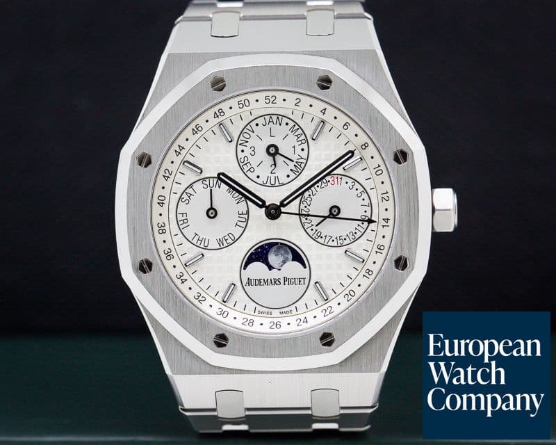 Image of Audemars Piguet Royal Oak Perpetual Calendar SS Silver Dial  NEW MODEL 