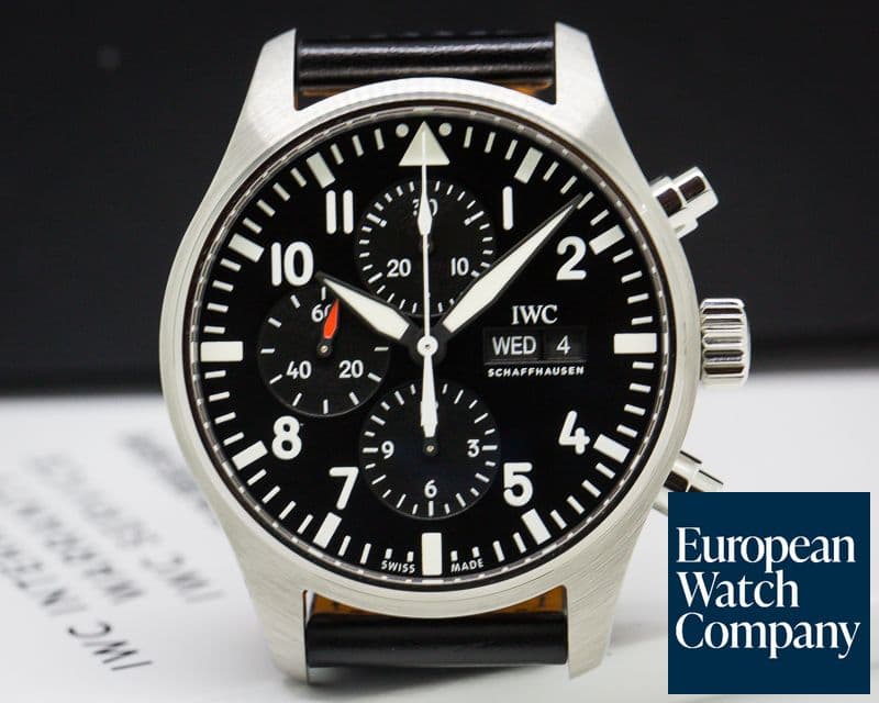 Image of IWC Flieger Pilot Chronograph SS  