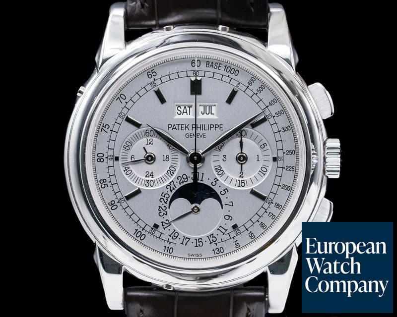 Image of Patek Philippe Perpetual Calendar Chronograph White Gold FULL SET / PP Serviced 