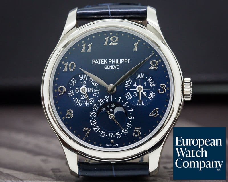 Image of Patek Philippe Perpetual Calendar 5327G 18K White Gold / Blue Dial