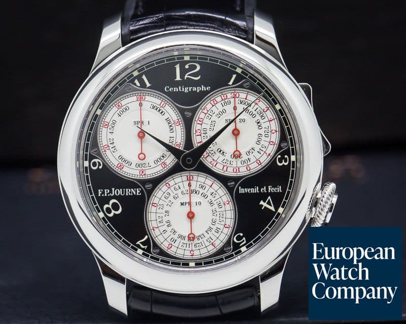 Image of F. P. Journe Centigraphe Souverain Platinum Black Label Series RARE