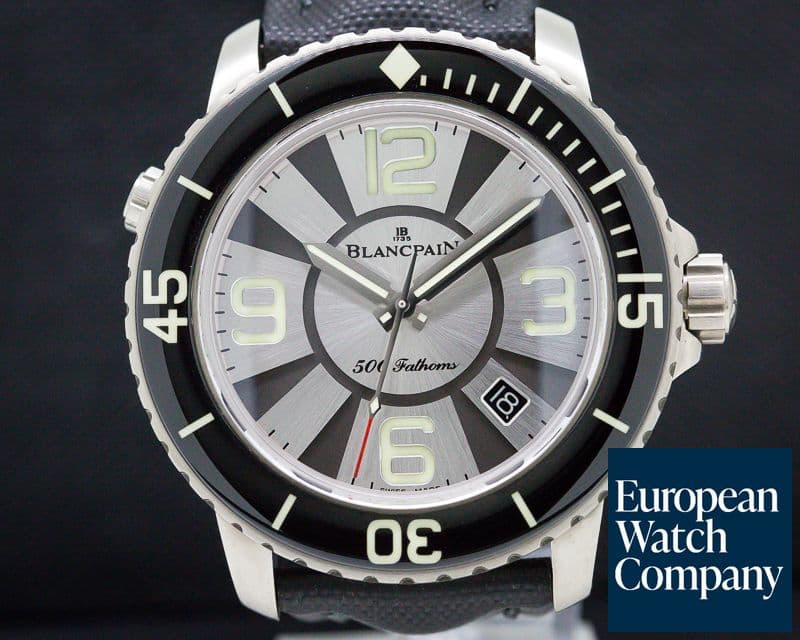 Image of Blancpain 500 Fathoms Titanium Silver Dial Limited Edition to 50 Pieces