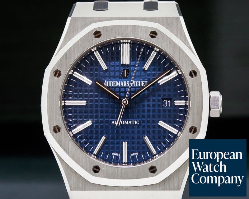 Image of Audemars Piguet Royal Oak BOUTIQUE BLUE SS / SS