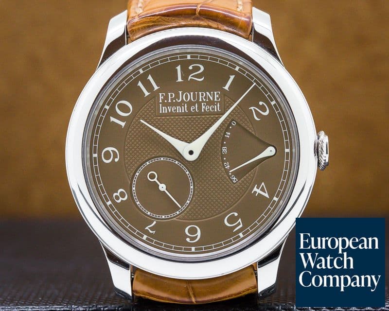 Image of F. P. Journe Chronometre Souverain Havana Platinum 40MM 