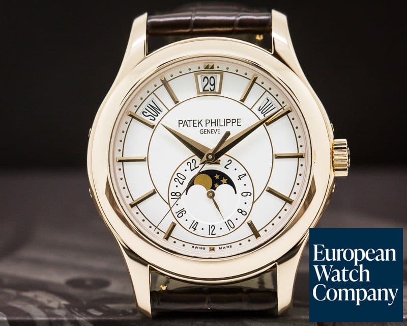 Image of Patek Philippe Annual Calendar Silver Dial 18K Rose Gold

