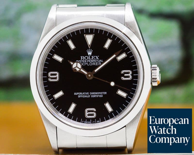 Image of Rolex Explorer I 36MM SS FULL SET 

