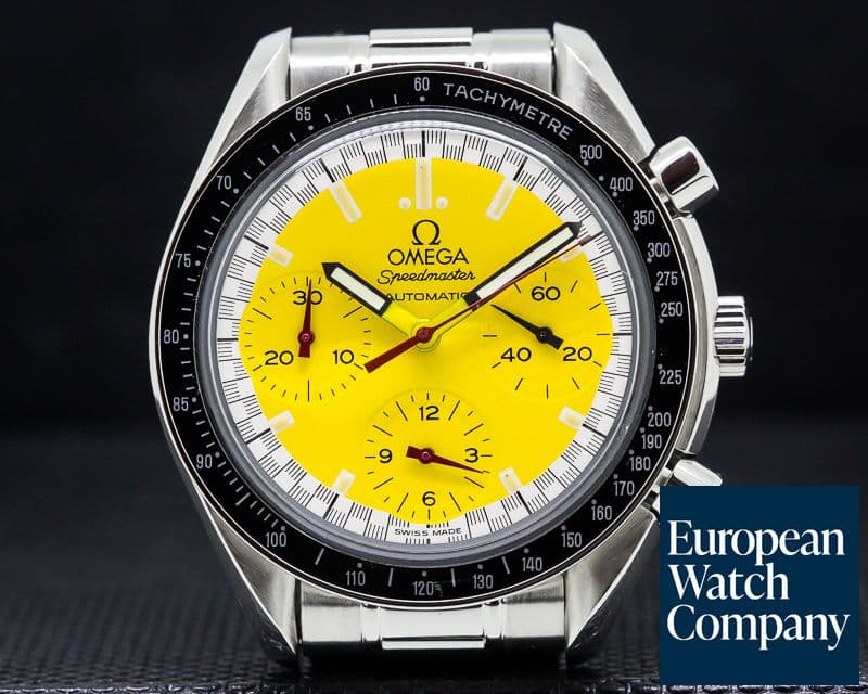 Image of Omega Speedmaster "Michael Schumacher" Yellow Dial