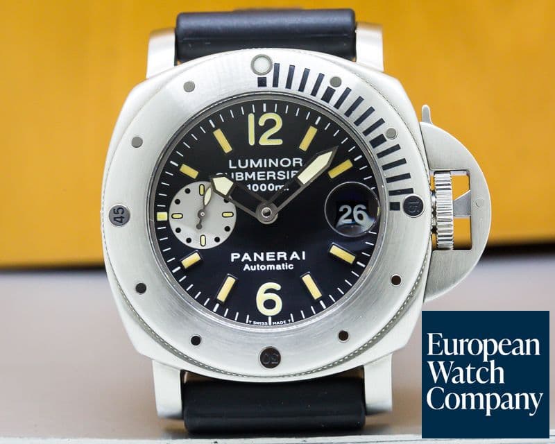Image of Panerai Luminor Submersible "La Bomba" Steel / Rubber FULL SET